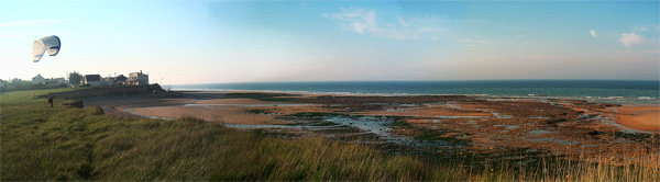 Panoramique des Falaises de luc sur mer